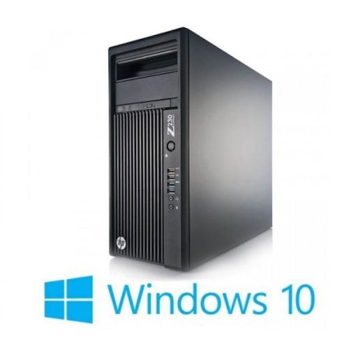 HP Z230 Workstation Tower Xeon E3-1270 3.5 GHz 16GB 256GB SSD DVDRW 2GB NVIDIA K2000 W10 Pro