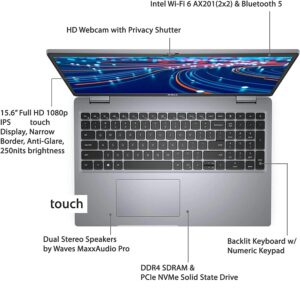 Dell Latitude 5520 i5 1145G7 Up to 4.4Ghz Quad Core 16GB 256GB
