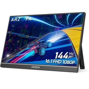 Arzopa Z1FC 144Hz Portable Gaming Monitor 16.1″ IPS Screen