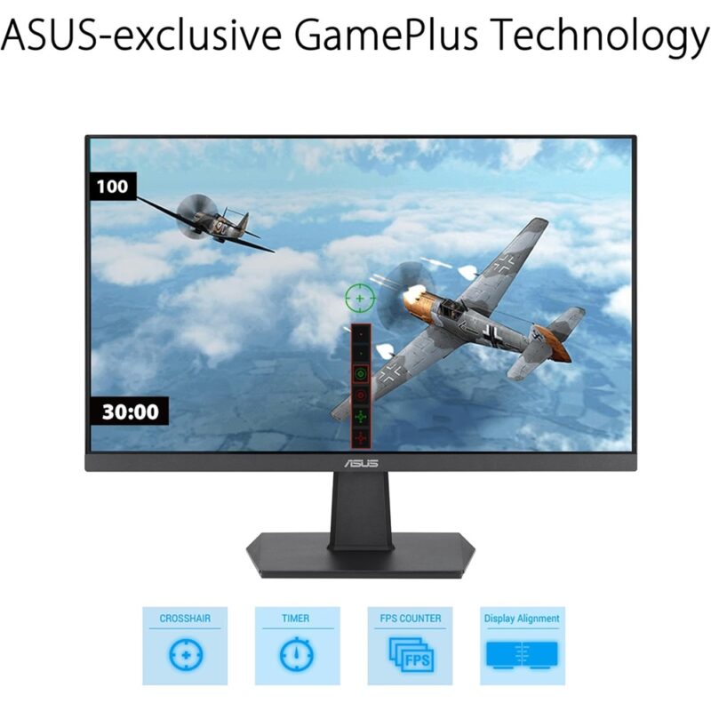 Asus VA24EHF Eye Care Gaming Monitor 24-INCH (23.8-INCH VIEWABLE) IPS FULL HD FRAMELESS 100Hz Adaptive-Sync - 3 Year Asus Wty - Image 2