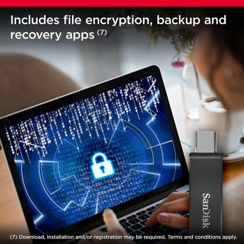 Sandisk Ultra USB 3.1 Type-C Flash Drive, 128GB - Image 3