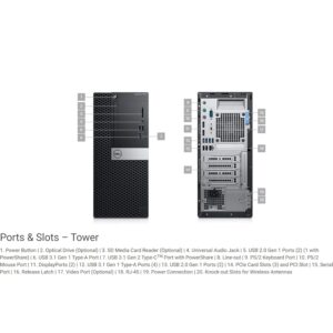 Dell OptiPlex 7070 Tower i7 9700 8 Cores Up to 4.7 GHz 32GB DDR4