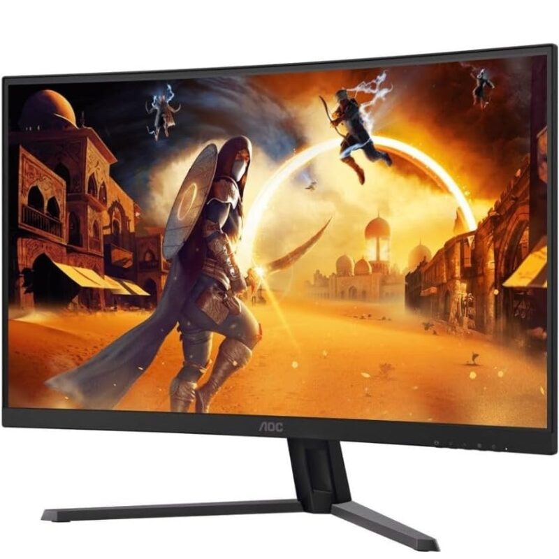 AOC CQ32G4E 31.5 Inch 2560 x 1440 QHD 1ms 180Hz VA Gaming Curved Monitor - HDMI, DisplayPort