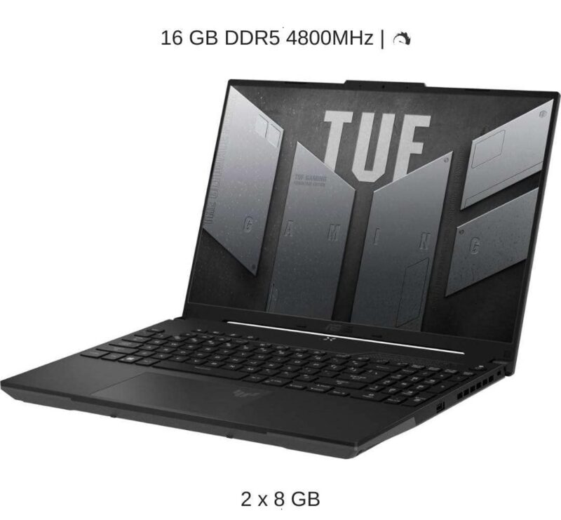 Asus Tuf Gaming FA617NS A16 Advantage Edition AMD Ryzen 7 8 Cores 4.7Ghz Max Speed 16GB DDR5 512GB NVMe RX 7600S 8GB DDR6 16-Inch FHD+ - Image 2