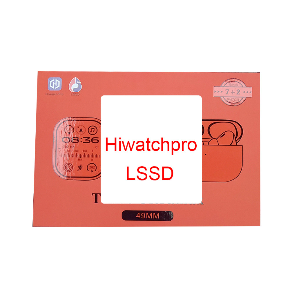 Brand New Smart Watch with Air Pods T1000 Ultramax 49mm with 7 Watch Bands - Image 2