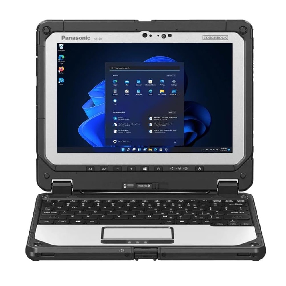 PANASONIC CF-20 INTEL CORE M5-6Y57 8GB LPDDR3 256 GB SSD INTEGRATED GRAPHICS 10 TOUCH WEBCAM W10P