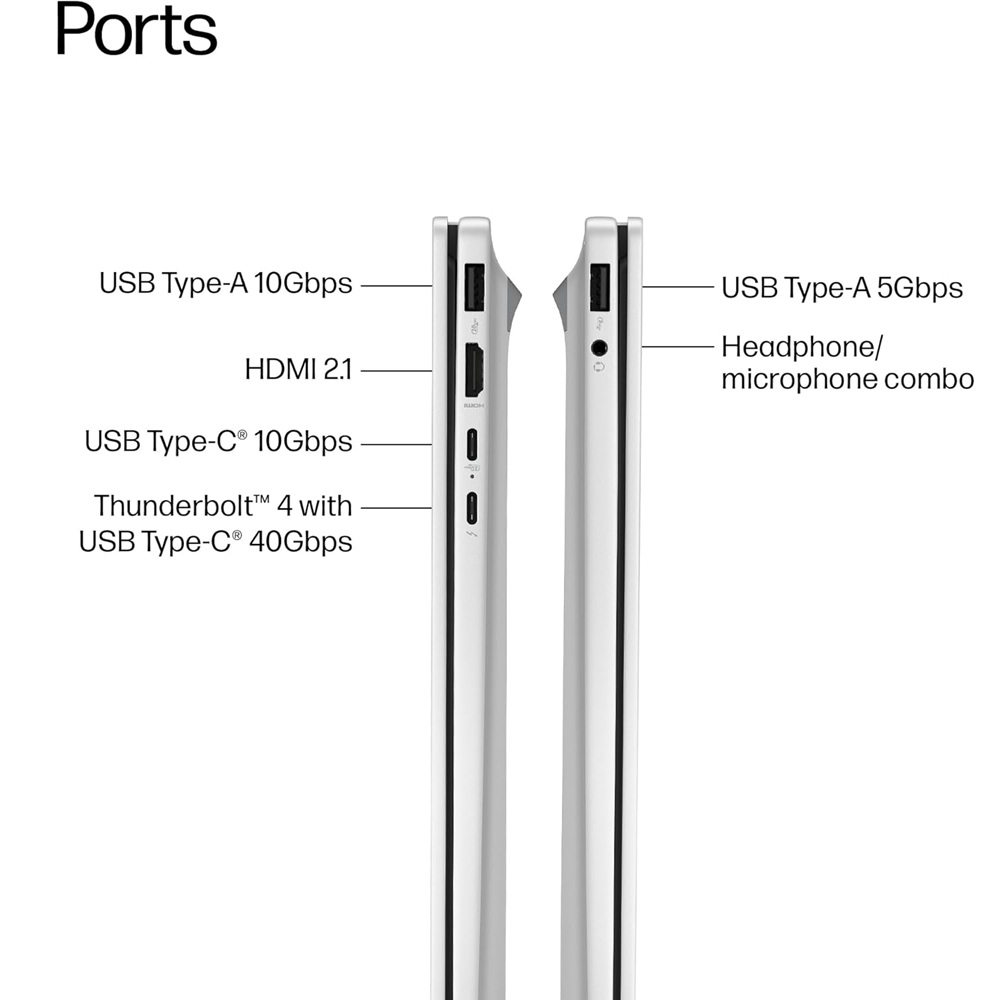 HP OmniBook 7 Laptop 16-az0006TU Core 9 270H Up to 5.8Ghz 14 Cores 20 Threads 24MB L3 Cache 32GB DDR5 5600 MT/s 1TB NVMe 16-Inch 2K OLED Multi Touch W11 - Image 9