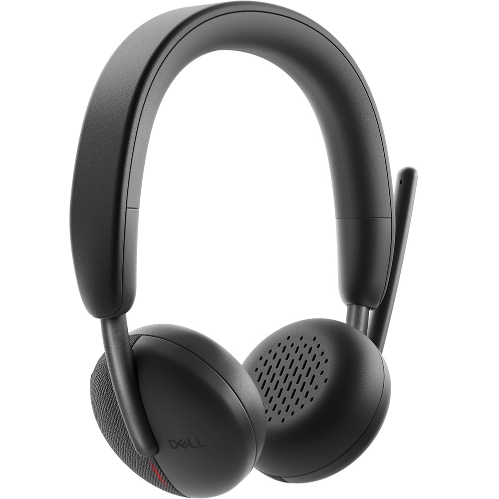 Dell Pro Wireless Headset - WL3024 Bluetooth 5.3 Stereo Leatherette Headband, Built-in AI-Based Boom mic - Black