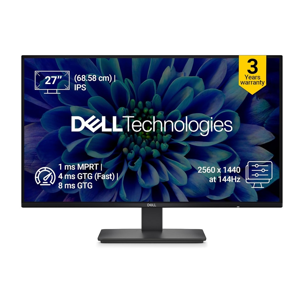 Dell SE2726D 27" QHD 2560 X 1440 - 144Hz Monitor 1 ms MPRT AMD Freesync HDMI and Display Port