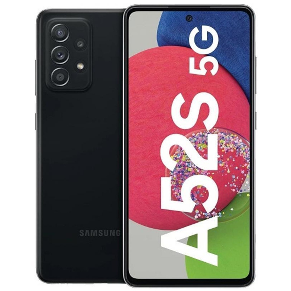 Samsung Galaxy A52s Octa-Core 5GB 128GB 6.5-Inch FHD+ 120Hz Infinity Display 64MP Black
