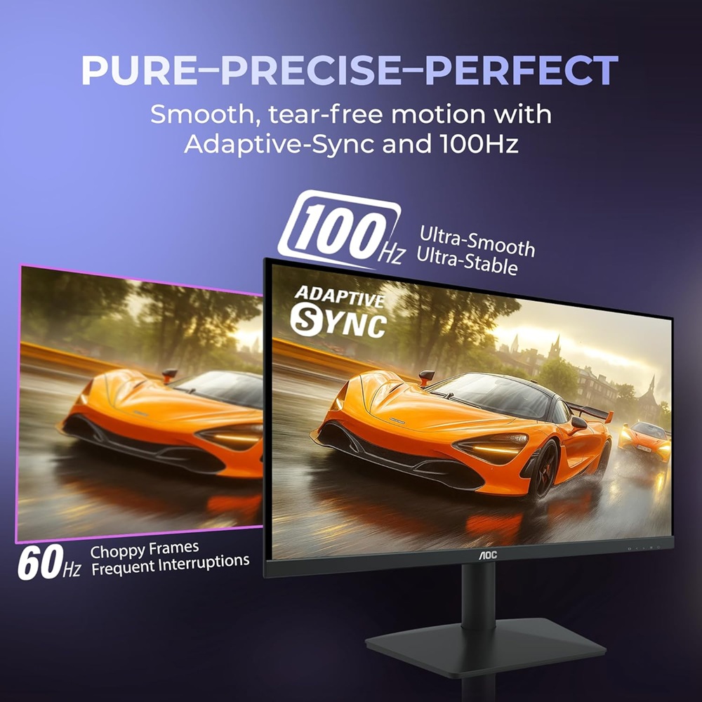 AOC 24B15H3 23.8" Full HD IPS Monitor | 120Hz Refresh Rate | 1ms MPRT | Adaptive Sync - Image 6