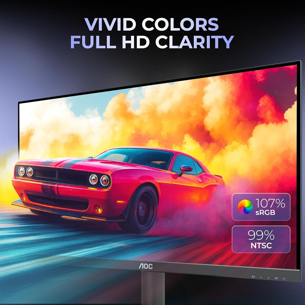 AOC 24B15H3 23.8" Full HD IPS Monitor | 120Hz Refresh Rate | 1ms MPRT | Adaptive Sync - Image 4