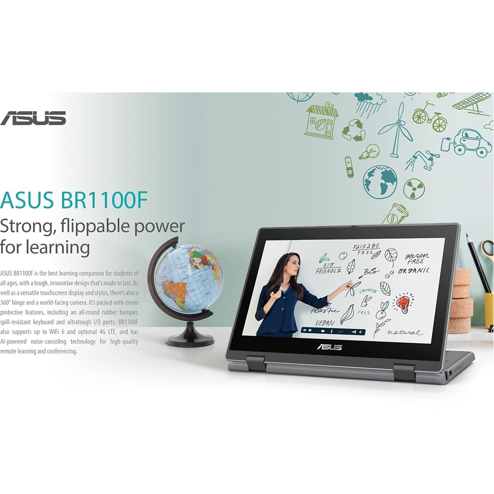 ASUS BR1100FKA Intel Pentium Silver N6000 Quad Core 3.3Ghz 8GB DDR4 125GB eMMC 11 TOUCH W11 Pro - Image 7