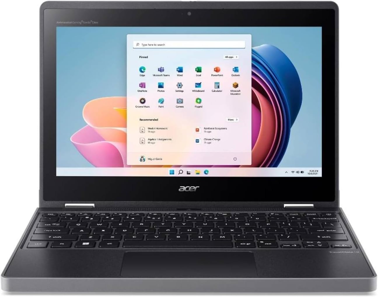 Acer TravelMate B3 Spin 11 Intel N100 8 GB LPDDR5 128GB PCIe NVMe SSD W11 Pro 11.6" FHD IPS touch WIFI6E+BT - Image 5