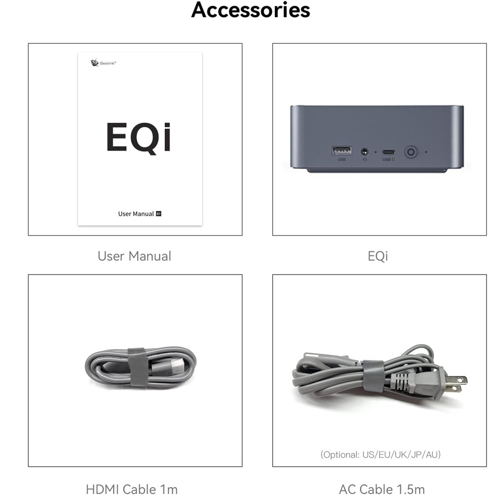 Beelink EQi13 i5-13500H 12 Cores 16 Threads Up to 4.7Ghz Each 16GB DDR4 500GB Intel Iris XE Graphics 2x HDMI, 2xRJ45 WiFi 6 Mini PC 3yr wty