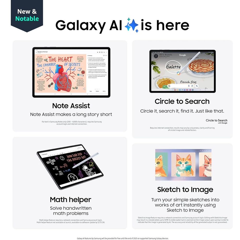 SAMSUNG GALAXY TAB S10+ 12.4-Inch AMOLED 2X Display 5G+WiFi 12GB RAM 256GB STORAGE - GREY - Brand New - Image 7