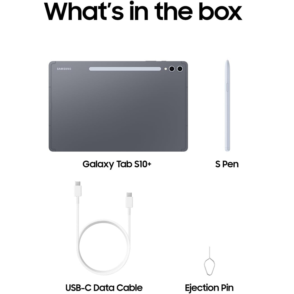 SAMSUNG GALAXY TAB S10+ 12.4-Inch AMOLED 2X Display 5G+WiFi 12GB RAM 256GB STORAGE - GREY - Brand New - Image 3