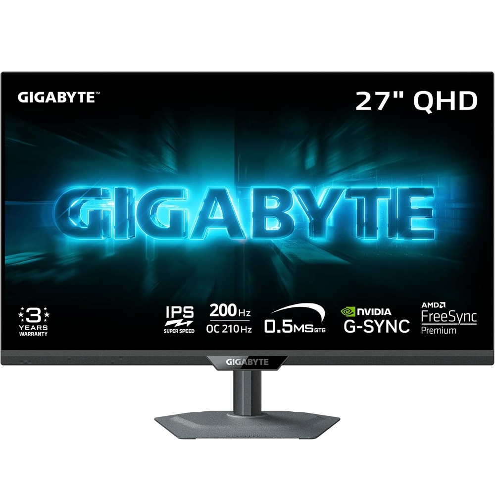 GIGABYTE G27Q20 27-Inch QHD 200Hz Gaming Monitor | 2560x1440 QHD | IPS | 1ms MPRT | FreeSync Premium - Brand New