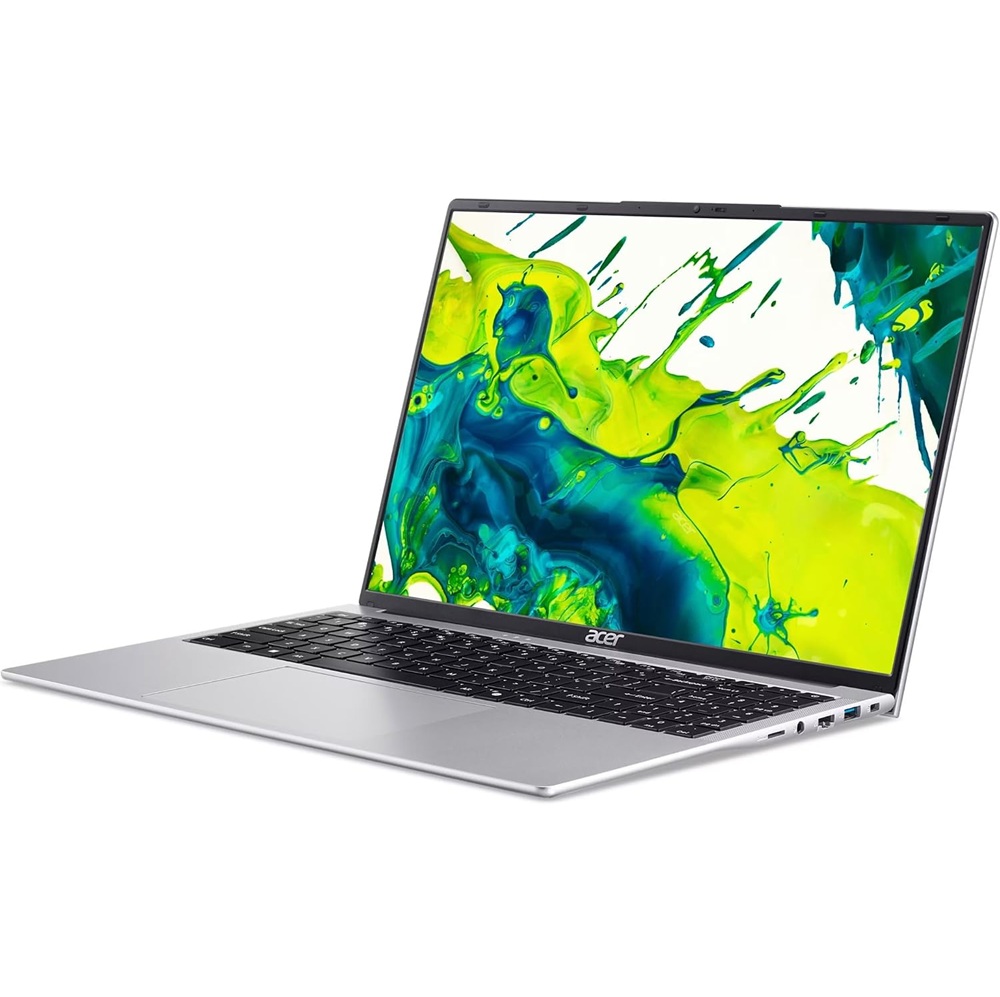 Acer Aspire Lite AL16-54P-54WF 16-Inch WUXGA Laptop, Intel Core 5 120U, 8GB RAM, 512GB NVMe SSD, English Keyboard, Silver