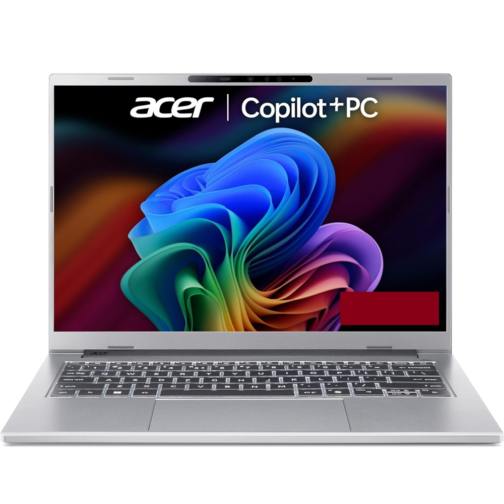Acer Aspire 14 AI A14-61M-R23B 14-Inch Copilot+ PC Notebook WUXGA AMD Ryzen 7 350 16GB DDR5 1TB NVMe SSD Silver