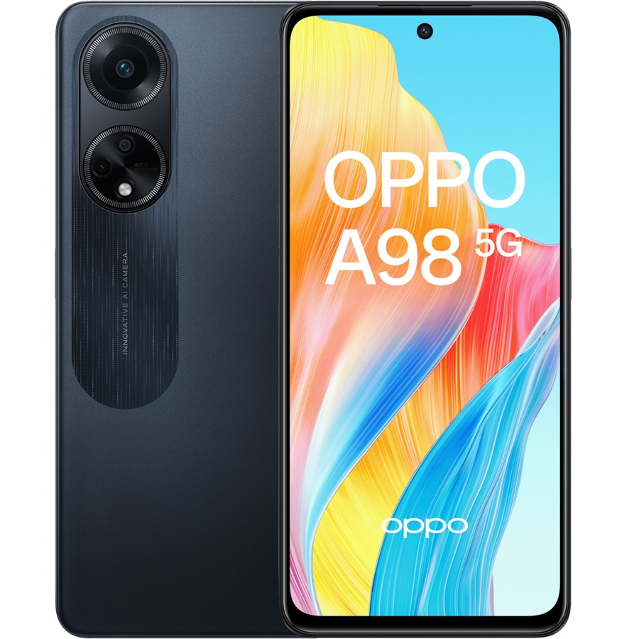 OPPO A98 5G Dual SIM 8GB+256GB - Cool Black | Buy Online